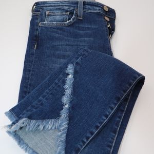 Flying Monkey Double Slanted Distressed Jeans